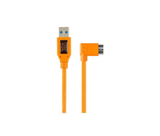 Tether Tools TetherPro USB 3.0 to USB 3.0 Micro-B Right Angle Adapter (50cm)