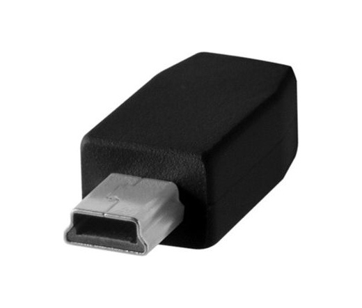 TetherPro USB-C to 2.0 Mini-B 5-Pin, (4.6m) BLK