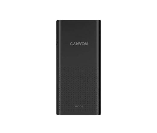 CANYON PB-2001 Micro-USB/Type-C + 2xType-A 20000mAh - fekete