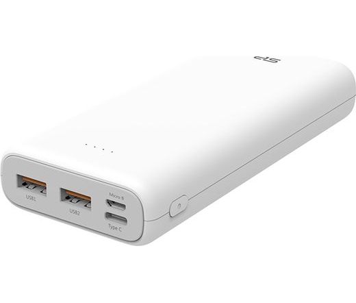 Silicon Power C20QC PowerBank - 20000mAh, QC3.0, White