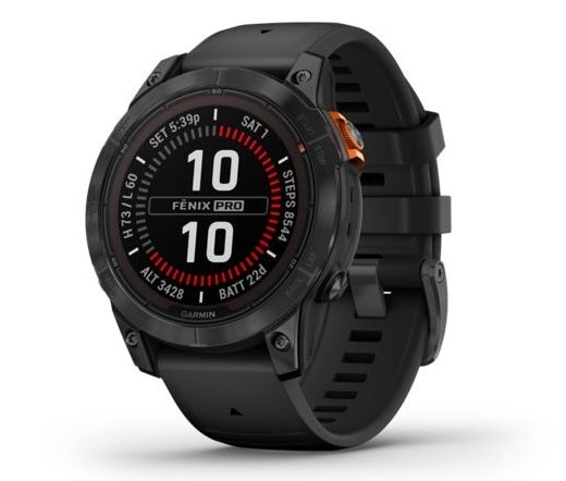 GARMIN Fenix 7 Pro Solar - Slate Grey with Black Band