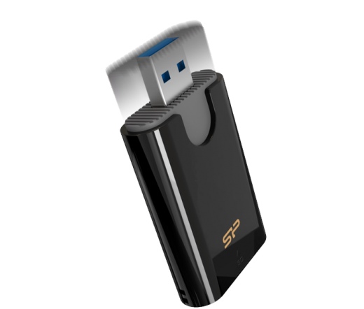 SILICON POWER Combo SD/MMC/microSD USB Type-A 3.2 Gen 1 fekete