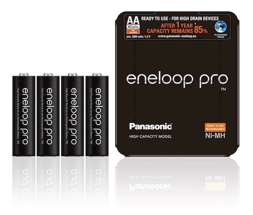 Panasonic Eneloop AA 2500mAh Pro R6 4db