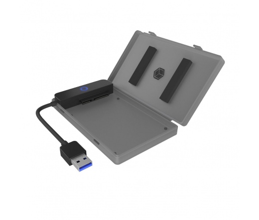 RAIDSONIC Icy Box 2,5" HDD/SSD USB 3.0 Type-A adapter műanyag dobozzal