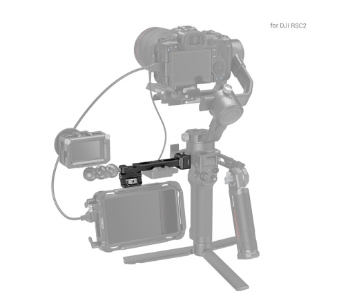 SMALLRIG Monitor Mount with NATO Clamp for DJI RS 2/RSC 2 3026