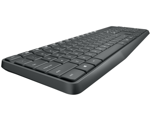 LOGITECH Wireless Combo MK235 Fekete Német