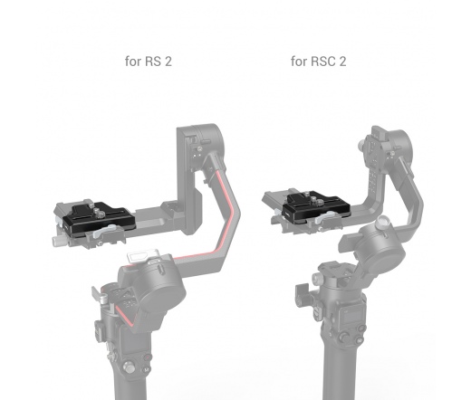 SMALLRIG Extended Arca-Type Quick Release Plate for DJI RS 2 and RSC 2 Gimbal 3162