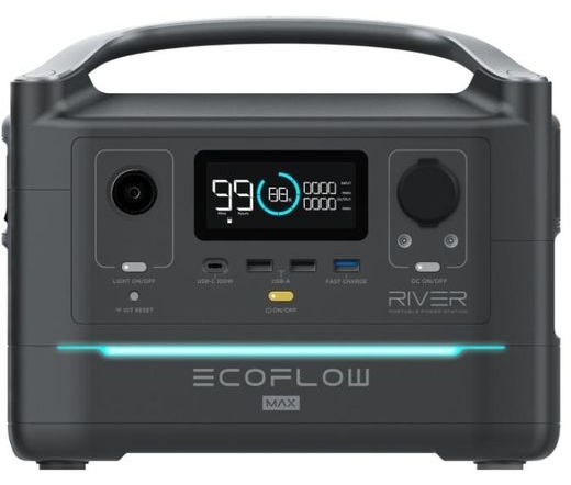 Javított ECOFLOW RIVER MAX hordozható elektromos generátor