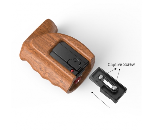 SMALLRIG Quick Release Wooden Grip for Z CAM E2 Series Cameras HTS2457