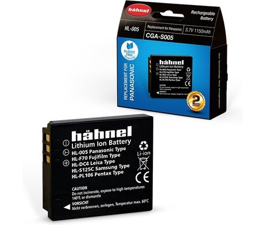 HAHNEL HL-005 akkumulátor (Panasonic CGA-S005 1150 mAh)