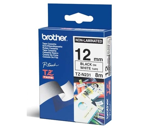 BROTHER P-touch TZe-N231 non-laminated tape