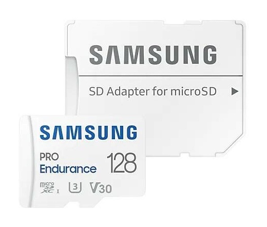 SAMSUNG Pro Endurance microSDXC UHS-I U3 V30 128GB + adapter