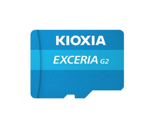 KIOXIA Exceria G2 microSDXC U3 V30 100/50MB/s 256GB + adapter