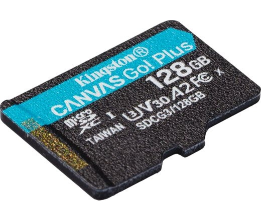 Card Micro SDXC Kingston 128GB Canvas Go Plus 170R A2 U3 V30