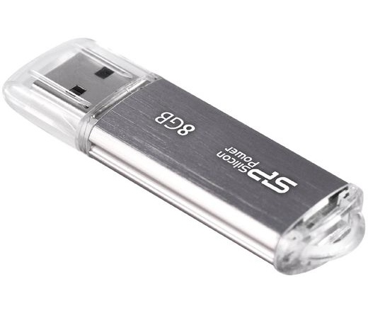 Pendrive 8GB Silicon Power Ultima II-I Silver USB2.0