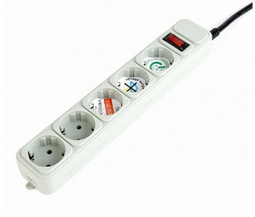 GEMBIRD Surge protector, 5 sockets, 4.5 m