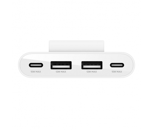 BELKIN BoostCharge 4-Port USB Power Extender - White