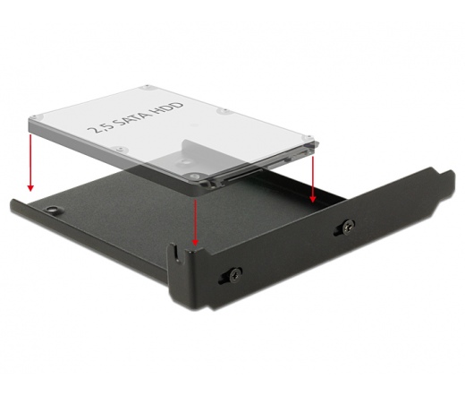 DELOCK Installation frame for 1 x 2,5" HDD into the PC slot (18212)