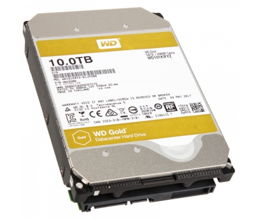 HDD WD Gold 10TB 3,5" 7200RPM 256MB SATA-III