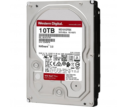 WD Red Plus 3.5" 7200rpm 256MB Cache 10TB Bulk