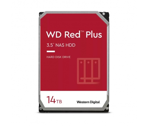 WD Red Plus 3.5" 7200rpm 512MB Cache 14TB Bulk