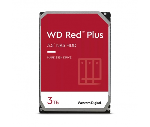 WD Red Plus 3.5" 5400rpm 128MB Cache 3TB Bulk