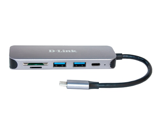 D-LINK USB3.0 2xUSB-A 2xUSB-C SD/microSD