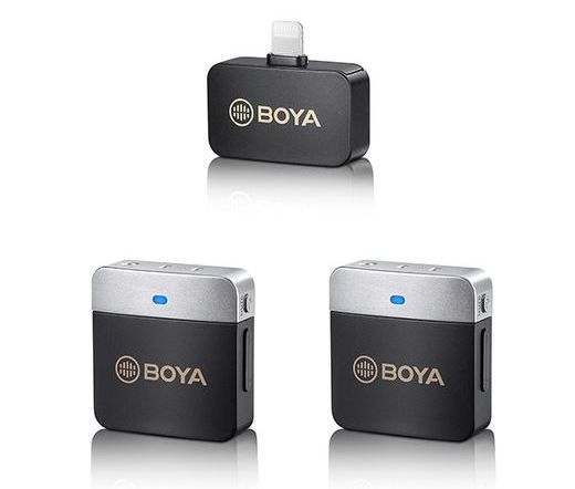 BOYA BY-M1V6 2.4GHz Univerzális vezetéknélküli szett (iOS | 1+2)