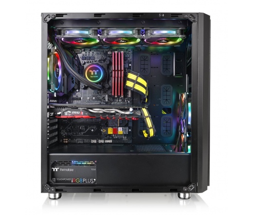 HÁZ Thermaltake Versa H26 Tempered Glass Edition táp nélküli ATX számítógépház