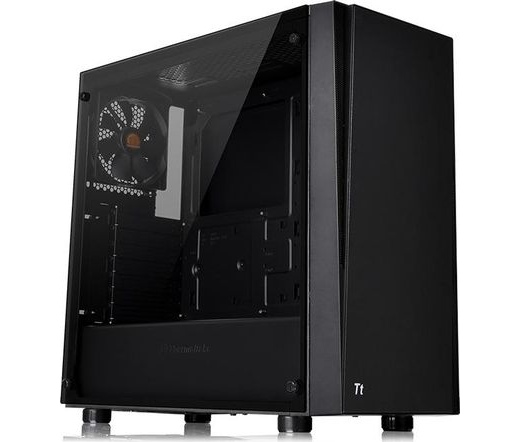 HÁZ THERMALTAKE Versa J21 Edzett Üveg Fekete