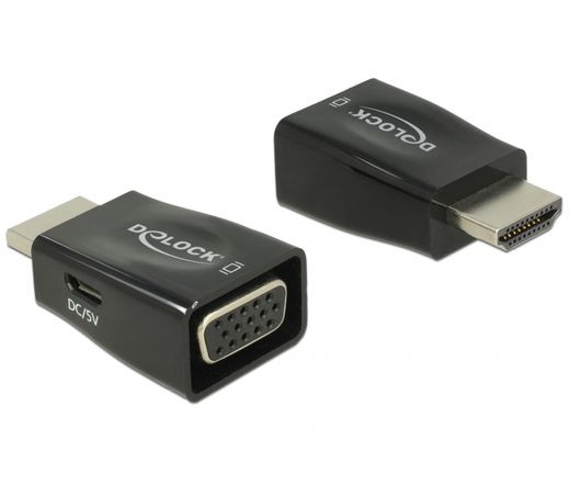 DELOCK Átalakító HDMI-A male to VGA female