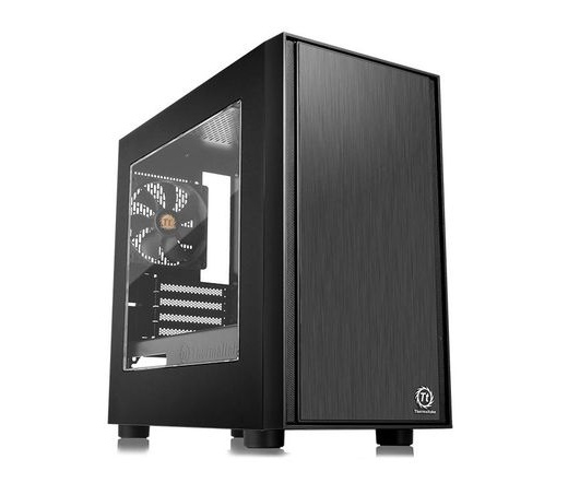 HÁZ THERMALTAKE Versa H17 Ablakos Fekete