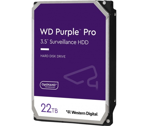 WD Purple Pro 3,5" 7200rpm 512MB Cache 22TB