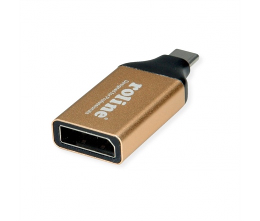 ROLINE Adapter Type-C - DisplayPort v1.2 M/F, arany