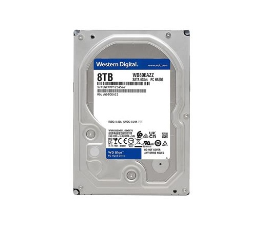 HDD WD 8TB 128MB CACHE SATA-III Blue 5640rpm