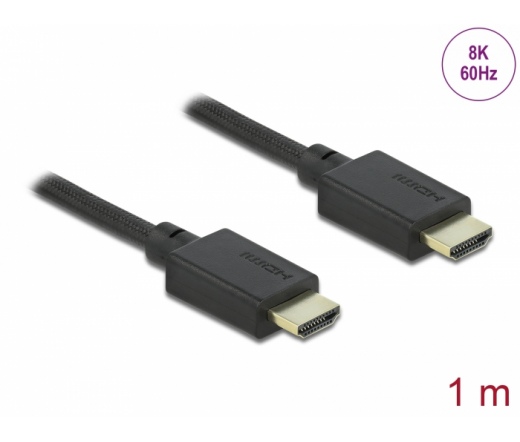 Delock Ultra nagy sebességű HDMI kábel 48 Gbps 8K 60 Hz 1 m