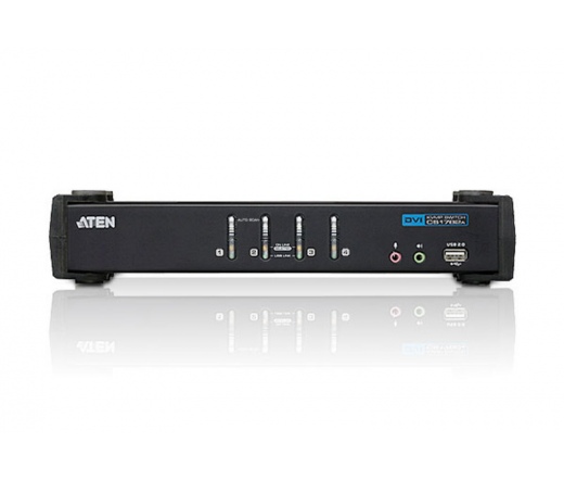 ATEN KVM Switch 4PC USB DVI+káb CS-1764A