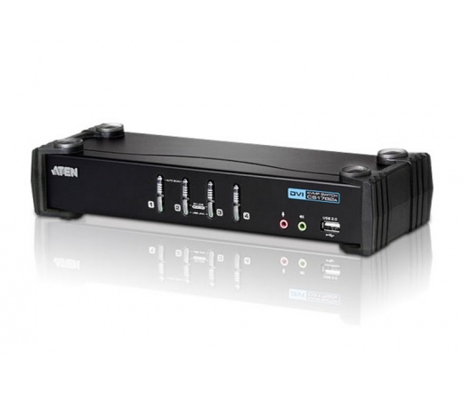 ATEN KVM Switch 4PC USB DVI+káb CS-1764A