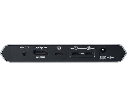 ATEN 2-Port 4K DisplayPort USB-C KVM Dock Switch with Power Pass-through