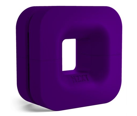 NZXT Puck Mágneses fejhallgatótartó és kábelrendező - lila