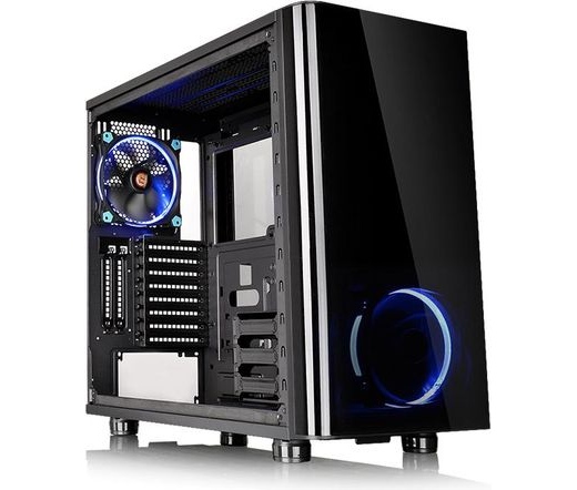 HÁZ THERMALTAKE View 31 Midi Tower üveges - Fekete