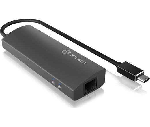 IcyBox 3x Port USB 3.0 & Gigabit-LAN Hub