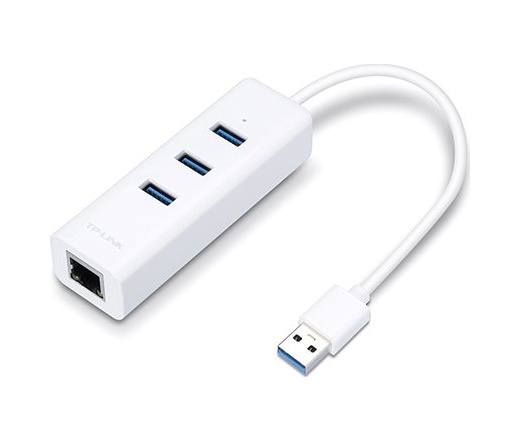 NET TP-LINK UE330 USB3.0 3-Port Hub / Gigabit Ethernet Adapter