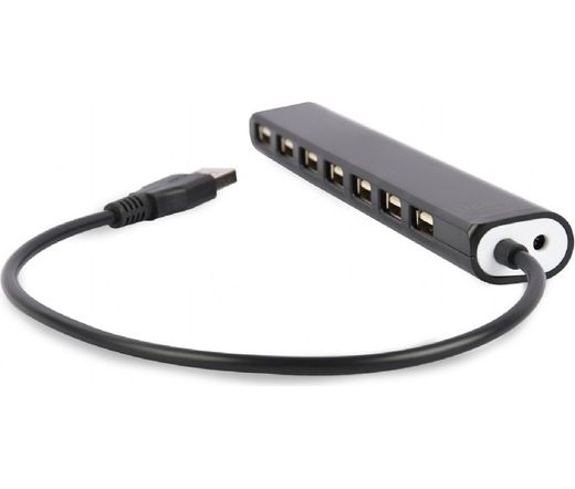 GEMBIRD USB 2.0 7-port hub, black