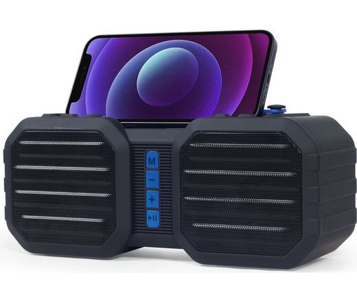 GEMBIRD Portable Bluetooth speaker, black/blue