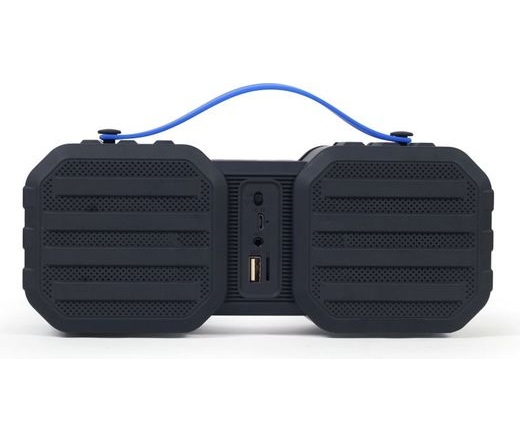 GEMBIRD Portable Bluetooth speaker, black/blue