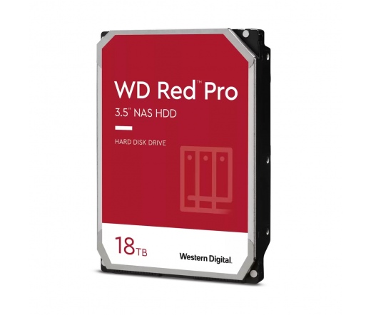 HDD Western Digital 18TB RED PRO 512MB CMR 3.5IN SATA 6GB/S INTELLIPOWERRPM