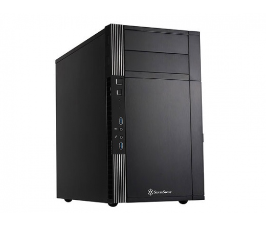 HÁZ SILVERSTONE SST-PS07B Precision USB3.0 Fekete