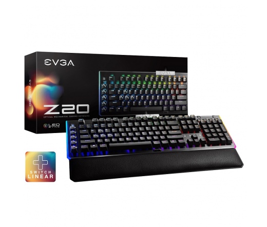 EVGA Z20 RGB Optical Mechanical (Linear Switch) Gaming Keyboard US