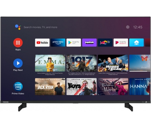 TOSHIBA 50UA5D63DG 50" Frameless Ultra HD Android TV